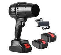 Souffleur à Jet Turbo, Aspirateur à Poussière Portatif, Souffleur de Feuilles Sans Fil, Dépoussiéreur Turbo pour Le Nettoyage des Terrasses, L'entretien des Pelouses et Le Soufflage des Feuilles(Black