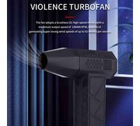 Souffleur à main à moteur sans balais 130,000RPM Turbofan 200W haute puissance Souffleur de poussière Air comprimé Nettoyeur de clavier avec interface de chargement Type C