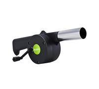 Souffleur À Manivelle - Souffleur D'incendie Portable Pour Barbecue De Cheminée | Soufflet De Feu De Barbecue Pour Le Camping | Construction Légère En ABS Et Acier Inoxydable | Poêle De Camping Pour F