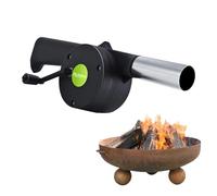 Souffleur à Manivelle - Ventilateur d'incendie, outil à manivelle manuelle, accessoire multifonction pour la cuisson du barbecue | Ventilateur manuelMultifonctionnel Convient pour l'intérieur et