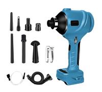 Souffleur à poussière sans Fil, Compatible avec Batterie Makita 18 V, souffleur à air comprimé portatif sans balais, 717 km/h, pour garages, ateliers, scieries, salles de Nettoyage (Outil Unique)