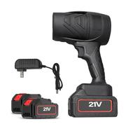 Souffleur à poussière sans fil, moteur haute vitesse, batterie rechargeable, purificateur d'air comprimé portable pour gouttière, feuilles, nettoyage industriel de neige, 22 x 15 x 9 cm