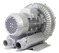 Souffleur à vortex régénératif haute pression pour aération des eaux usées et utilisation d'aquarium - Pompe à vide industrielle pour soufflage d'air et aspiration (180 W/0,24 CV)