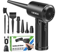 Souffleur Air Comprimé 3 Vitesses Souffleur Pc - Souffleur Voiture 6000 Mah Batterie Avec Lumière Led, Bombe Air Sec Nettoyage Pc, Air Comprimé Nettoyage Ordinateur Clavier Électro[POU6265818]