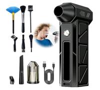 Souffleur Air Comprimé 360 000 tr/min, souffleur sans fil ultra-puissant, ventilateur à jet multifonction, rechargeable par USB, 3 vitesses réglables, pour PC, clavier, extérieur, maison et voiture