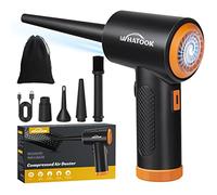 Souffleur Air Comprimé, Dépoussiérants Puissants électrique, Air Comprimé Duster,6000 mAh Batterie Plumeau à air électrique pour PC Duster pour Nettoyage PC, Maison pour Animaux domestiques