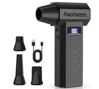 Souffleur Air Comprimé Électrique,120000 TR/Min Soufflette Air Comprimé avec Lampe LED,Souffleur Batterie 5200mAh,4 Vitesses Réglables,Mini Souffleur Sans Fil Puissant pour PC,Clavier,Extérieur,Maison