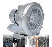 Souffleur annulaire Vortex Haute Pression 220 V 50 Hz, Pompe à Vide Industrielle pour soufflage ou Aspiration d'air (0,33 CV, 0,47 CV, 0,5 CV, 0,74 CV) 1100W/1.48HP