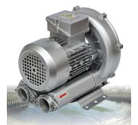 Souffleur annulaire Vortex Haute Pression en Alliage d'aluminium, 220 V/380 V, Pompe à Vide Industrielle, pour aération des eaux usées, fermes et aquaculture XGB-250