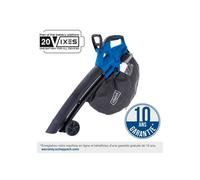 Scheppach Souffleur-aspirateur de feuilles BC-BLV720-X 40V (2x20V) 45 L brushless