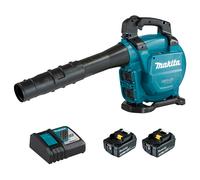 Souffleur aspirateur MAKITA 13,4 m³/min avec batteries DUB363RF2V
