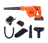 Souffleur Aspirateur san Fil Puissant à Batterie Aspirateur de Voiture Poils d'animaux 12000r/min pour Nettoyage