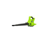 Greenworks 40V Aspirateur Souffleur Sans fil de Feuilles à Batterie avec Moteur Sans Balais, 280 km/h, 9,63 m³/min, Sac de Mulching 45L SANS Batterie Ni Chargeur, Garantie 3 Ans GD40BV