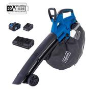 Souffleur/Aspirateur De Feuilles Sans Fil Bc-Blv720-X 20V Ixes - Débit 210Km/H - 45L - Sans Batterie Ni Chargeur