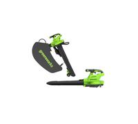 Souffleur aspiro-broyeur Brushless DVT 48V GREENWORKS - Sans batterie ni chargeur - GD48BVII