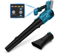 Souffleur Batterie Compatible avec Makita 18V, 240 km/h Souffleur de Feuilles sans Fil, souffleur électrique Feuilles Mortes pour l'entretien de la pelouse, Le soufflage de la Neige (sans Batterie)