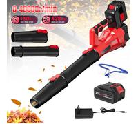 Souffleur Batterie Sans Fil Puissant 500W 6 Vitesses - Souffleur Feuilles Léger 30000RPM - 750m³/min - 1 Batterie 21V + Chargeur