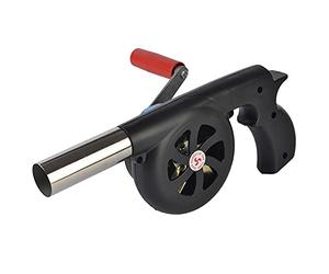 Souffleur Batterie,Souffleur Feuille d'air Manuel avec Manivelle À Main pour Camping en Plein Air Barbecue Feu Soucher De Randonnée Pique-Nique Facile Utiliser