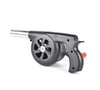 Souffleur Batterie,Souffleur Feuille Grand Outdoor-Main Cranked Ventilateur de Combustion Manuel Pique-Nique Barbecue Camping-feu Sèche-Cheveux Soutien extérieur Barbecue