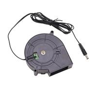 Souffleur centrifuge 12 V 7000 tr/min avec double roulement à billes pour barbecues, travail des métaux et systèmes de ventilation extérieurs, double roulement à billes Turbos souffleur