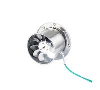 Souffleur centrifuge, Souffleur de Turbine Ventilateur d'extraction en Acier Inoxydable Tuyau 4 Pouces Refroidissement à Haute température(Square Shape)