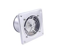 Souffleur centrifuge, Ventilateur Turbo centrifuge 25W Ventilateur d'échappement de 4 Pouces en Acier Inoxydable for Barbecue(Square)