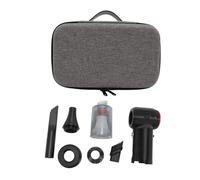 Souffleur d’air électrique, souffleur à jet sec 300 000 tr/min avec moteur sans balais, souffleur d’air portable de 2,2 lb de poussée fonctionnant sur batterie 12 V, souffleur de (Noire)