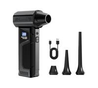 Souffleur d'air compact sans fil USB C de charge de 3 heures d'autonomie, soufflage fort pour clavier PC, souffleur portatif d'extérieur