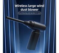 souffleur d'air comprimé et gonfleur 2 en 1 3 vitesses ajustables 67000RPM Souffleur d'air électrique avec moteur sans balais Rechargeable Souffleur d'air sans fil avec aiguille pour nettoyer les clav
