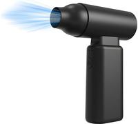 souffleur d'air comprimé et gonfleur 2 en 1 3 vitesses ajustables 67000RPM Souffleur d'air électrique avec moteur sans balais Rechargeable Souffleur d'air sans fil avec aiguille pour nettoyer les clav