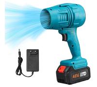 Souffleur D'air De Type Turbine - Vitesse Du Ventilateur Électrique Sans Fil, Ventilateur De Pulvérisation À Turbine Portable, Ventilateuer Électrique | Outil De Nettoyage Portable Pour Intérieur Vo