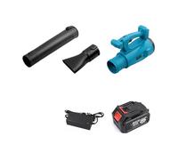 Souffleur d'air Électrique 1000W, 3000r/min, 21V, sans Fil, for Poussière De Neige, avec Batterie Au Lithium Et Chargeur, for Le Nettoyage des Tuyaux Très Puissant, Un Seul Outil(1 Battery Set)
