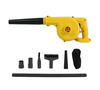 Souffleur d'air électrique sans fil 2 en 1 Aspirateur Aspirateur Souffleur de Soufflage et Collecteur de Feuilles pour Batterie 18 V 18650 Petite Batterie Souffleuse à Feuilles Portable