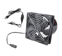 Souffleur d'air en ligne de 12 cm 5 V - Ventilateur de cale en ligne - Conduit d'air solide pour moteur