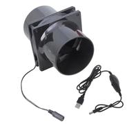 Souffleur d'air en ligne de 12 cm 5 V - Ventilateur de cale en ligne - Conduit d'air solide pour moteur