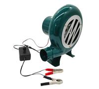 Souffleur d'air extérieur portable 12 V 120 W avec fonction de réglage de la vitesse, convient pour barbecue, cuisine, feu de camp, augmentation de la chaleur, vitesse réglable, ventilateur alimenté
