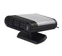 Souffleur d'Air pour Voiture 2 en 1 150W, Chauffage et Ventilation, Rotation 360°, Noir Rouge et Gris - Désembuage Efficace, Chaleur Rapide, Installation Facile