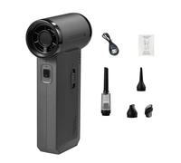 Souffleur d'air sans fil 130 000 tr/min avec buses interchangeables, poids léger, pour une utilisation en extérieur, neige, refroidissement réglable