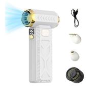 Souffleur d'Air - Sécheur Électrique Sans Fil à Turbine 3 Vitesses,Dépoussiéreurs À Air Comprimé Rechargeables Par USB | Pour Clavier Électronique Détail Auto Pelouse Coiffure Cheveu Lieu De