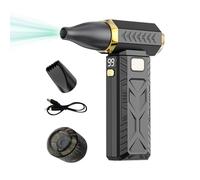 Souffleur d'Air | Ventilateur Turbine Sans Fil À 3 Vitesses | Dépoussiéreur Électrique À Moteur Turbine Sans Balais Rechargeable Par USB | Pour Clavier Électronique Détail Auto Pelouse Coiffure Cheveu