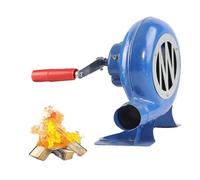 Souffleur De Barbecue À Manivelle Forgé - Barbecues Manuels De Cuisine en Plein Air, Petit Allume-Charbon Domestique, Souffleur De Cheminée À Pop-Corn Iron Gear(80W)