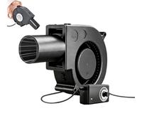 Souffleur de Barbecue,Ventilateur Gonflable Ajustable 12V avec Régulateur de Vitesse,Souffleur pour Poêle à Bois | pour Poêle à Bois Cheminée Barbecue Forge Camping Cuisine Extérieur