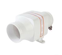 Souffleur de cale marine en ligne 12 V 10,2 cm avec flux d'air de 270 CFM, construction ABS, moteur scellé pour faible consommation