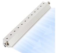 Souffleur de couteau à air, lame d'air soufflant la poussière, alliage d'aluminium avec interface filetée de 6,35 mm, écart de sortie de 0,05 mm pour enlever la poussière et l'eau dans les