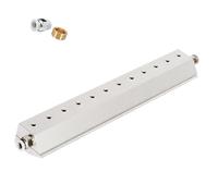 Souffleur de couteau à air - Lame d'air soufflant la poussière en alliage d'aluminium avec buse à gaz, interface filetée 6,35 mm pour enlever l'eau et la poussière avec compresseur d'air