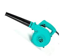Souffleur de feuilles 2 en 1, 680 W, 6 vitesses variables jusqu'à 16 000 tr/min, kit de souffleur de feuilles portable pour poussière/feuilles/petits ordures (bleu)