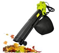 Souffleur de Feuilles 3 en 1, aspirateur-broyeur de 3000 W, avec Sac de ramassage de 40 L, roulettes, câble d'alimentation de 3 m, Compact et léger for Le Nettoyage