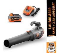 Souffleur de feuilles à batterie 20V FUXTEC FX-E1LB20 - set avec batterie 4Ah et chargeur 2,4A