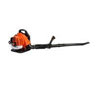 Souffleur de Feuilles à Dos à gaz Haute Puissance 2 Temps, souffleuse à Neige Robuste pour Jardin, Tube et Bretelles réglables, Construction en métal ABS Orange