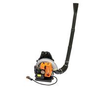 Souffleur de feuilles à essence 66 CC - 2 temps - 2,7 kW - Haute performance - Avec tube d'air réglable et poignée de contrôle de la vitesse - Pour le jardin, la neige et le nettoyage de la route